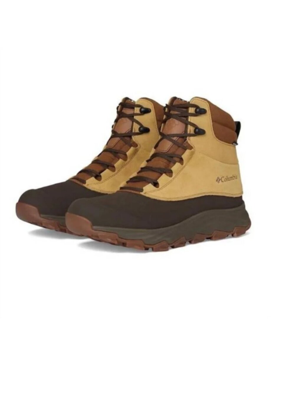 NEW Columbia Expeditionist Shield Boots Men’s 9.5 Curry Light Brown Waterproof W